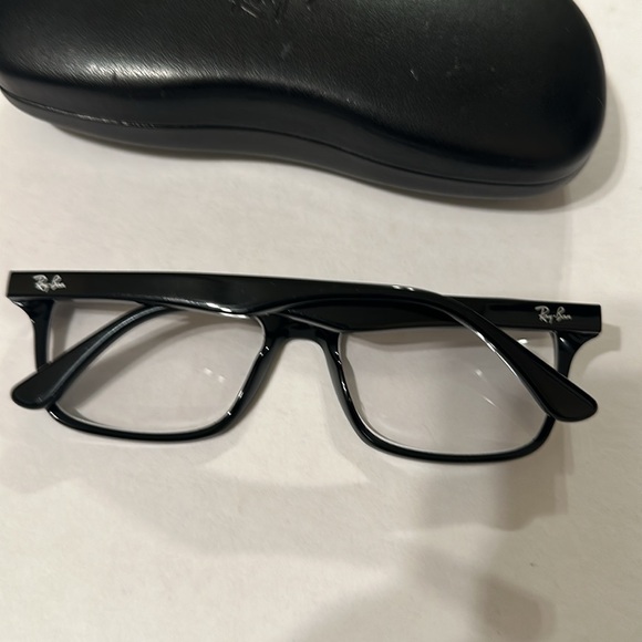 Unisex Ray Ban black frames RB 5279 2000 5518 145 eyeglasses frame with case - Picture 11 of 12